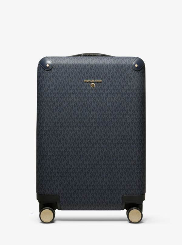 Damske Kufre Michael Kors Logo Modre - Kabelky Michael Kors Outlet | TYKQS-7680
